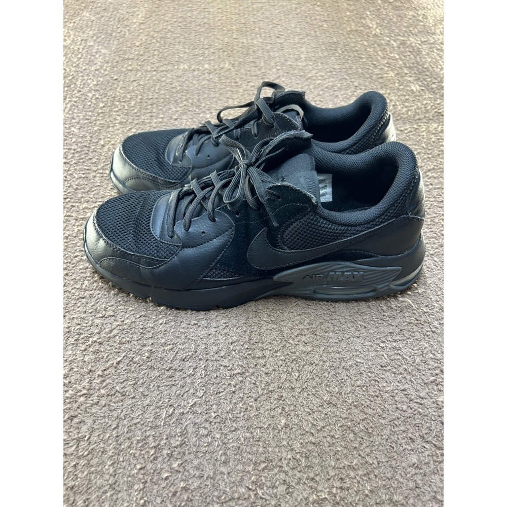 Nike Air Max Excee Mens Triple Black Sneakers CD4165-003 Low Top Running Shoes